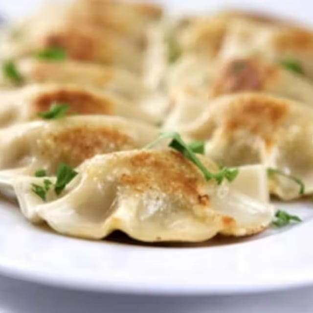 Pork & Vegetable Dumplings.