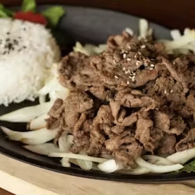 Korean Beef Bulgogi.