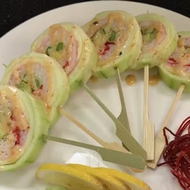 Snow Crab Naruto Specialty Sushi Roll.