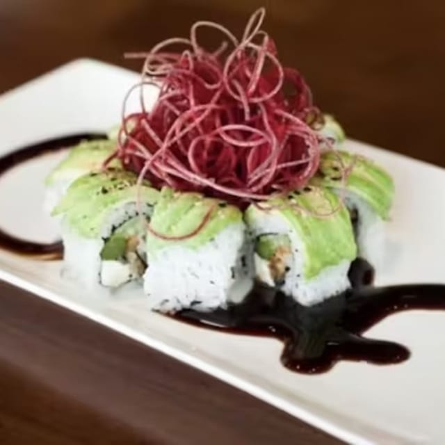 Flying Dragon Specialty Sushi Roll.